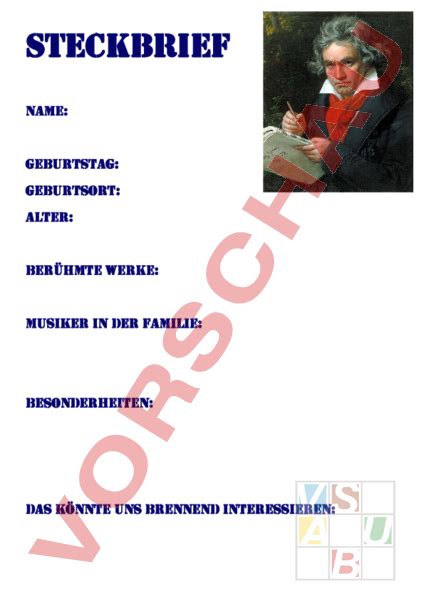 ludwig van beethoven steckbrief